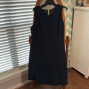 Talbots beautiful navy a-line dress, lined, size 16